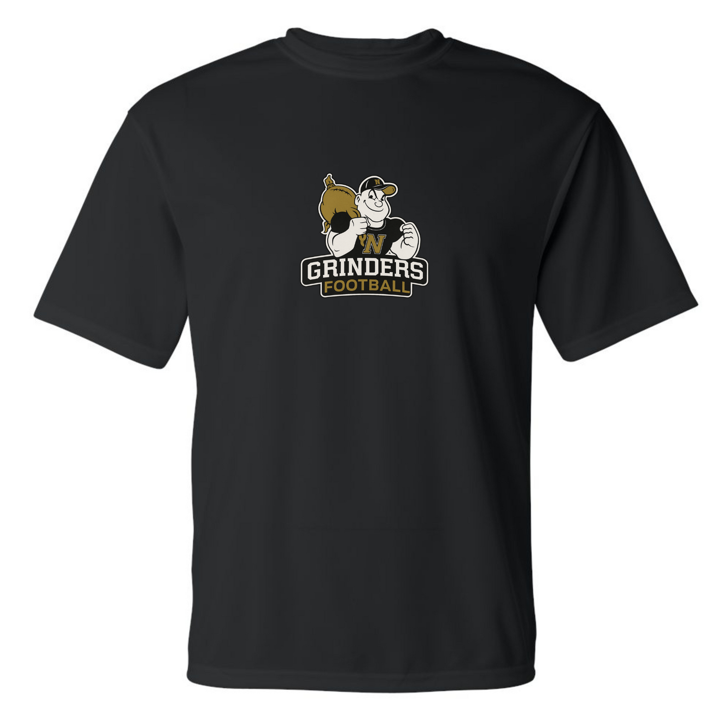 Grinders Miller Man Football Performance Tee